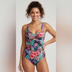 Lost + Wander Tropical Floral Swim One Piece